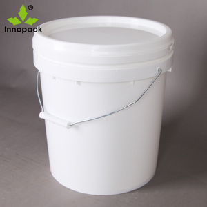 Innopack 15L White PP Recyclable Food Grade Packaging Bucket with <b>Lid</b> <b>for</b> Oil <b>Paint</b> Food - Product Image 2