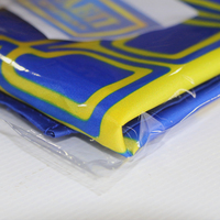 Énormes grands drapeaux américains suspendus au drapeau mural avec épissage en nylon personnalisé durable en plastique 600D