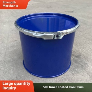 Venta al por Mayor de Barriles Químicos Galvanizados de Acero Inoxidable de 25 Litros, 60 Litros y 120 Litros, Cerrados, Listos para Suministrar, con Serigrafía - Product Image 4