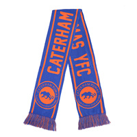 Écharpe d'équipe sportive personnalisée avec logo tissé, rayures et pompons pour les groupes de supporters