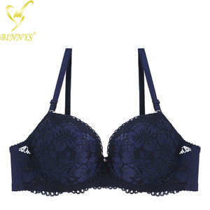 Binnys venta al por mayor Floral Womens <span class=keywords><strong>Brallette</strong></span> alta calidad Nylon C Copa señoras ropa interior Sexy Lencería encaje Underwire Soutien Gorge - Product Image 6