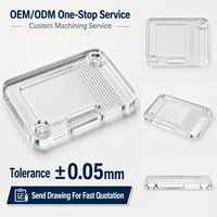 Plaques de guidage lumineux en PMMA acrylique usinées CNC en petites séries pour équipement d'inspection optique