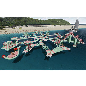 Parcours d'obstacles intérieur/extérieur, piscines gonflables en PVC et toboggans aquatiques pour adultes, usage commercial, équipement scolaire - Product Image 4