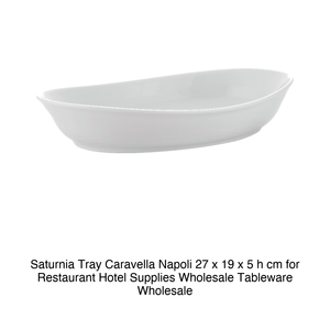 Plato para servir Caravella Napoli 27 × 19 × 5 h cm Saturnia - Product Image 2