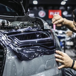 Phim cách nhiệt ô tô, phim dán đèn pha, đèn hậu, đèn sương mù màu đen đậm - Product Image 3