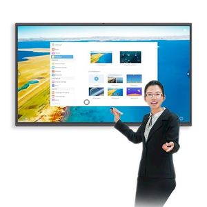 Pizarra Interactiva Inteligente de 75 Pulgadas con Pantalla Multitáctil, Android/Windows OPS 4K, Pizarra Digital para Proyector Escolar, de Fábrica OEM - Product Image 3