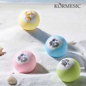 Bolas de Sal de <span class=keywords><strong>Baño</strong></span> Efervescentes con Flores Secas de Dos Colores y Fragancia, para Uso en Adultos, Cuidado Corporal para Piel Normal - Product Image 1