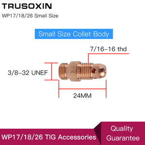20 Piezas de Cuerpo y Pinza de Tungsteno para Soldadura TIG, para Máquinas de Soldadura Inverter DC y Argón, de 1.6mm/2.0mm/2.4mm/3.0mm/3.2mm - Product Image 3