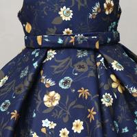 Robe bouffante blanche mignonne de perles de bébé fille pour l'enfant en bas âge