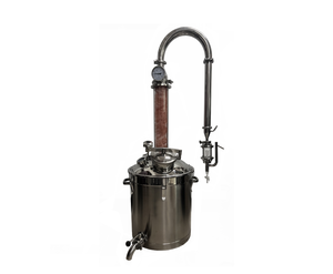 Équipement de distillation en cuivre / acier inoxydable SUS 304 pour la fabrication de vin 100L, machine à distiller, distillation d'huiles essentielles - Product Image 2