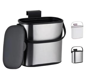 Kitchen Food Waste Compost Bin Hanging Trash Can Small Trash Can With Lid