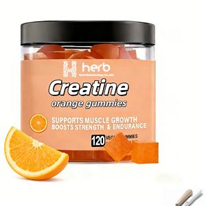 Gummies de créatine monohydrate pour la nutrition sportive, marque privée OEM/ODM, 120 unités, pré-entraînement, croissance musculaire, gestion de l'énergie, pour adultes - Product Image 1