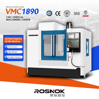 Centro de Mecanizado Vertical CNC VMC1890 para Piezas Metálicas, Equipo de Fresado Industrial de Alta Eficiencia de 3 Ejes, Proveedor de Fábrica China