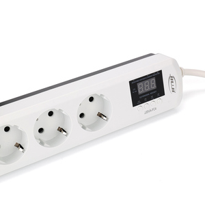 Multiprise JIUJI 16A avec écran LCD, 4 prises, temporisation, protection contre les surcharges, protection contre les surtensions et les surintensités, rallonge - Product Image 6