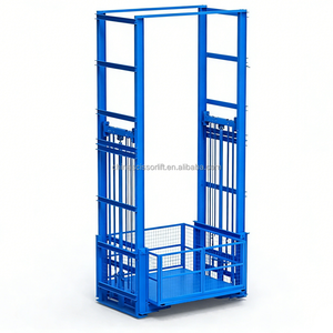 Elevador Hidráulico de Carga con Riel Guía de Alta Seguridad <span class=keywords><strong>para</strong></span> Almacén con Dispositivos de Seguridad - Product Image 1