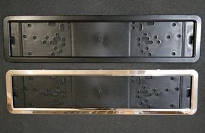 Bases para Matrículas Europeas al por Mayor, Marcos de Matrícula de Acero Inoxidable, Marcos de Matrícula de Hierro - Product Image 2