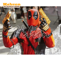 Costume de cosplay Deadpool sur mesure, ensemble d'accessoires de film pour festivals, y compris le haut &amp;   Robe de style anime