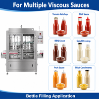 Machine de remplissage de pâtes alimentaires pour beurre de cacahuète, pâte de sésame, sauce au chocolat avec ensemble de pièces de contact en acier inoxydable