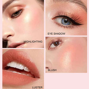 Usine Sweet Blush Stick Joues en forme de coeur Timbre Vegan Mat rincé Rouge À Lèvres Carol orange portable Crème Douce <span class=keywords><strong>Beauté</strong></span> Du Visage - Product Image 3