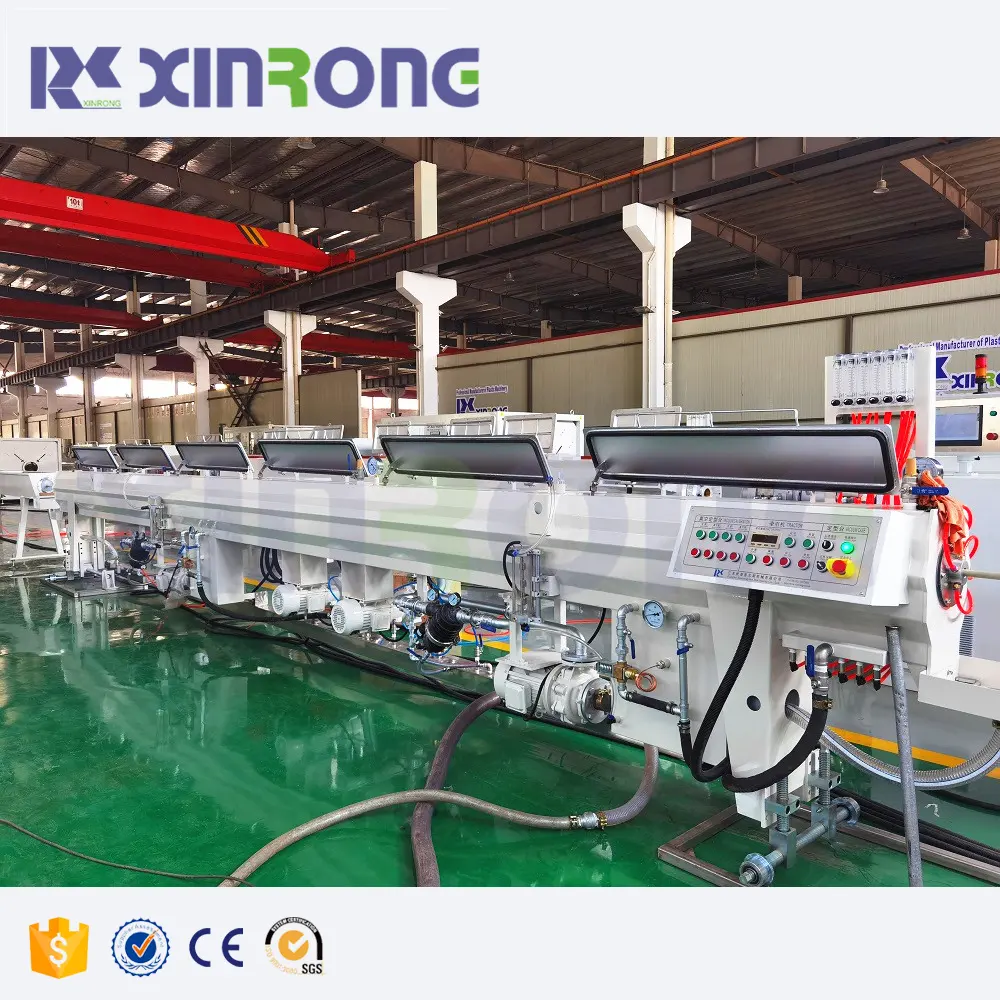 XINRONG высокоскоростная машина для производства пластиковых труб HDPE PE PPR