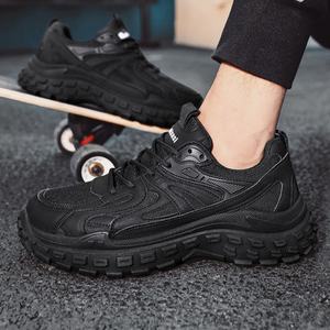 Zapatos Casuales de Suela Gruesa para Hombre, Primavera 2025, Malla Transpirable, Resistentes al Desgaste, Antideslizantes, Zapatos Deportivos de Seguridad para Correr - Product Image 2