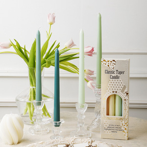 10-inch dài que nón đầy màu sắc Sáp parafin trụ cột nến không khói và cho đám cưới tiệc sinh nhật Giáng sinh - Product Image 1