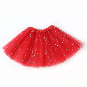 Jupes <span class=keywords><strong>tutu</strong></span> pour enfants prêtes à être expédiées, tutus de danse colorés, tutus pour filles avec étoiles argentées - Product Image 3