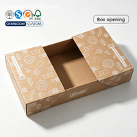 Caja de Cartón Gris para Sushi, Ecológica, Reciclable y Personalizada, para Llevar, con Recubrimiento UV, Laminado Mate, Tipo Carpeta con Relieve