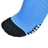 Chaussettes de compression miniatures unisexes personnalisées pour le sport, antidérapantes, en maille, pour marathon et randonnée, antibactériennes, avec logo d'usine sur le dessous