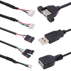 웨이브링크 커스텀 PH 2.0mm 2핀 암 커넥터 - USB A 수 커넥터 케이블 와이어 하네스 (ESP32 배터리 충전 및 데이터 전송용) - Product Image 4