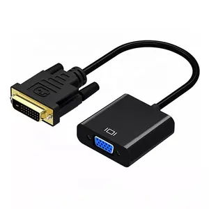 Man-vrouw Video Kabel Kabel Converter 1080P DVI-D 24 1 Dvi Male Naar Vga Female Video Cable Adapter - M/F