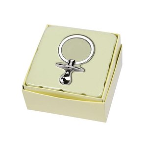 Llavero con diseño de chupete brillante de metal para niños y padres - Product Image 2