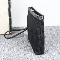 Pochette de luxe camouflage en nylon imperméable de haute qualité avec fermeture éclair pour homme