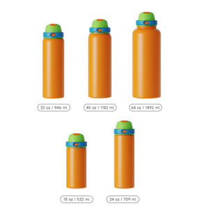 NOUVEAU Bouteille d'eau isolée 40oz Termos sous vide Autres verres - Product Image 6