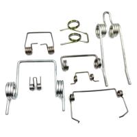 Ressort de torsion à double spirale personnalisé en acier inoxydable, laiton, cuivre, caoutchouc, fil de piano, usage industriel pour serrure de porte