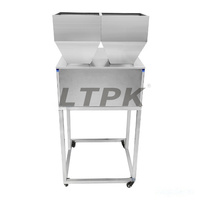 Remplisseuse de pesage à double tête de 20 à 1200g Machine de remplissage doseuse de fruits secs, de noix, d'arachides, de riz, de farine et de poudre