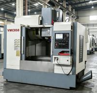 Centre d'usinage vertical CNC VMC850 haute précision 4 axes, broche BT40, broche simple, ATC 24 outils, GSK automatique