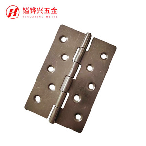 บานพับเฟอร์นิเจอร์โลหะยี่ห้อ Yihuaxing ขนาด 4 นิ้ว สีสังกะสี เหล็กยึดติดพื้นผิว สำหรับงานอุตสาหกรรม ทนทาน ใช้กับบานตู้ - Product Image 2
