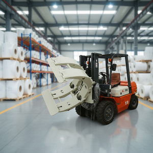 Penjepit Gulungan Kertas Hidrolik Liandong untuk Forklift, 360 °   Pengangkat Gulungan Kertas Berputar dengan Kunci Hidrolik Dua Arah untuk Keamanan - Product Image 1