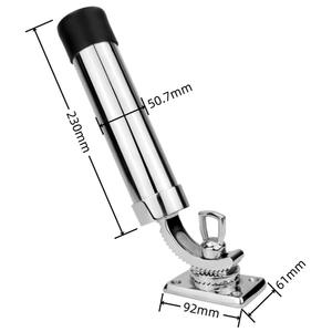 Support de canne à pêche universel pivotant Marine 316, support de canne à pêche pour pont, support de canne à pêche avec visibilité élevée, support de pêche polyvalent - Product Image 2