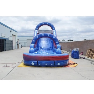 Parc d'attractions gonflable de jardin <span class=keywords><strong>pour</strong></span> <span class=keywords><strong>jeux</strong></span> sportifs et défis, avec toboggan, parcours d'obstacles gonflable extérieur <span class=keywords><strong>pour</strong></span> enfants et adultes et structure de saut - Product Image 6