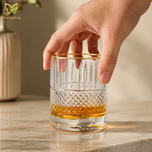 Verre à whisky classique rotatif style old fashioned, verre à vin et à bière, verre à shot créatif pour le whisky, verrerie à boire - Product Image 3