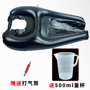 Bassin à shampoing gonflable pour usage domestique, adapté aux personnes âgées alitées, aux femmes enceintes, aux patients post-opératoires et aux personnes ayant des problèmes de mobilité. - Product Image 2