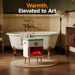 Bagno e uso domestico temperatura regolabile scaldasalviette 23L 450w asciugamano secchio riscaldante con 4 piedi di supporto staccabili - Product Image 5