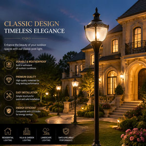 <span class=keywords><strong>Lampadaire</strong></span> de jardin en aluminium LED étanche IP65 pour projets de parcs et communautés résidentielles - Commande en gros - Product Image 1