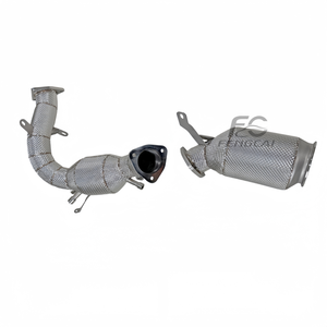 Convertitore Catalitico Sportivo ad Alto Flusso per <span class=keywords><strong>Porsche</strong></span> <span class=keywords><strong>MACAN</strong></span> 2.0T con OPF GPF 2019-2024 in Acciaio Inox 304 con Downpipe Isolato Senza Guasti al Motore - Product Image 4