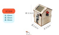 Jouets d'alarme de pluie à monter soi-même, Kit d'outils expérimental en Science technologique, apprentissage, éducation, jeux de Puzzle en bois pour enfants, aides pédagogiques