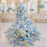 Fleur artificielle en gros, grande composition florale moderne pour centre de table, idéale pour salle à manger, mariage et décoration de fête