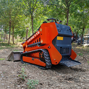 Derette T800 Mini Skid Steer Loader Front End Pequeno Carregador Compacto para Uso de Aquicultura Doméstica - Product Image 5