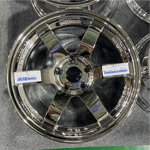 ล้อฟอร์จ <span class=keywords><strong>TE</strong></span>-37 ขนาด 18 19 <span class=keywords><strong>20</strong></span> นิ้ว 5x114.3 5x120 6x139.7 สีโครเมียมเงิน สำหรับรถแข่ง JDM ซูปรา สกายไลน์ ซีวิค ทาโคมา - Product Image 6